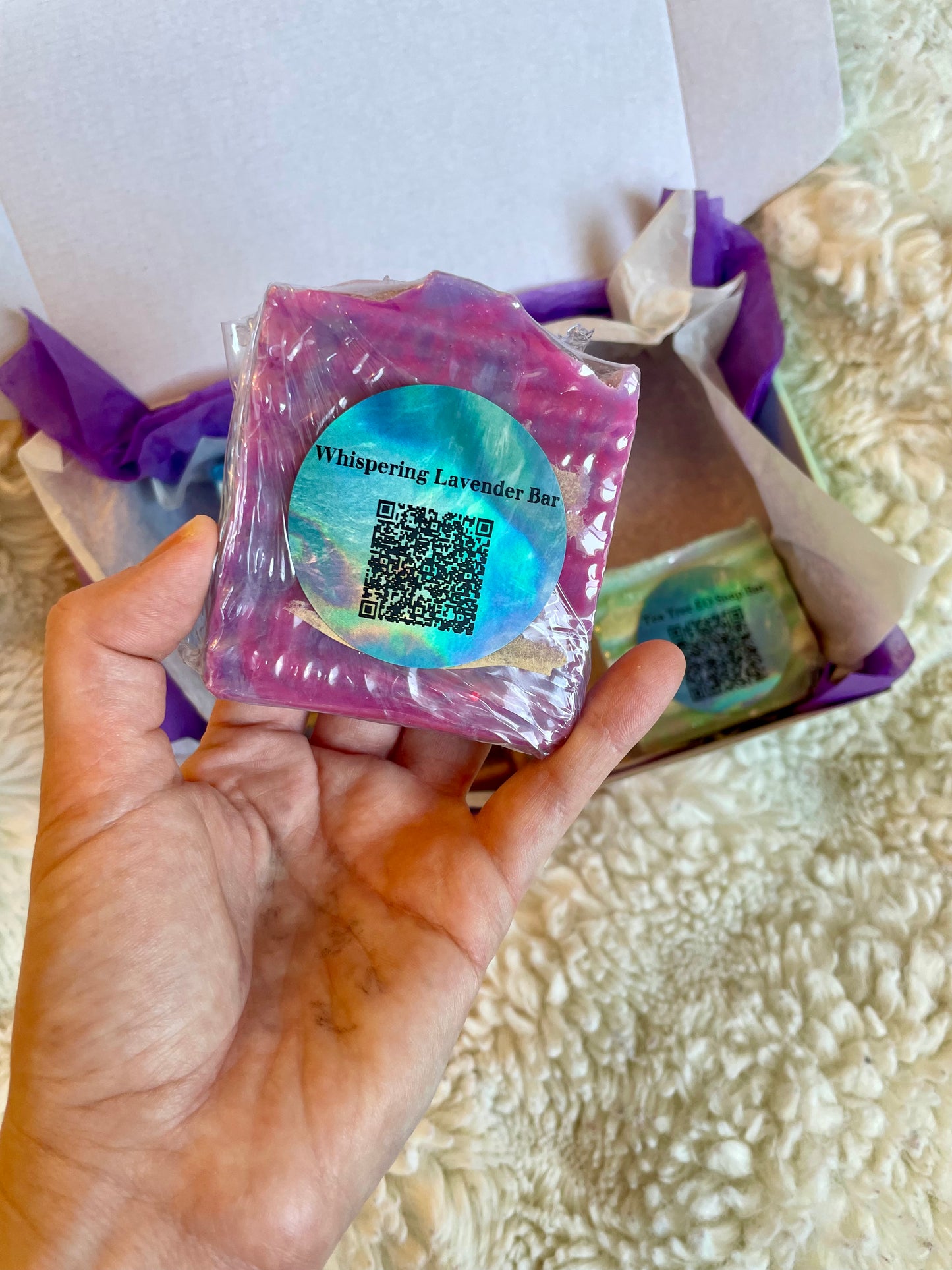 Essential Oil Soap Gift Set – Lavender, Rosemary & Tea Tree + Free Bamboo Dish & Sticker – $19.99 ($30+ Value!)