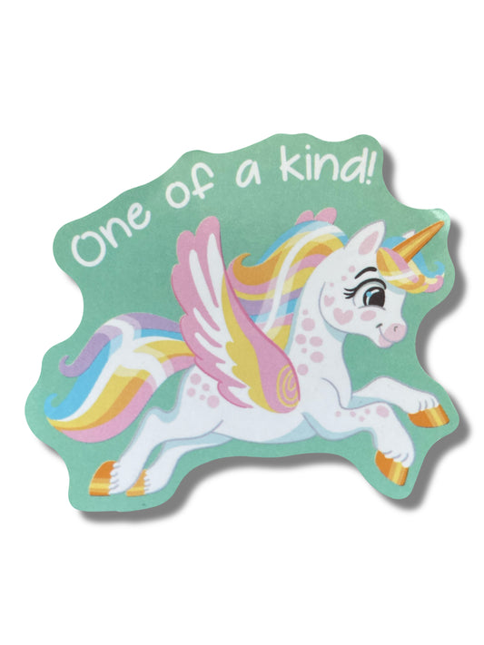One of a Kind – 2 Inch Unicorn Sticker 🦄✨
